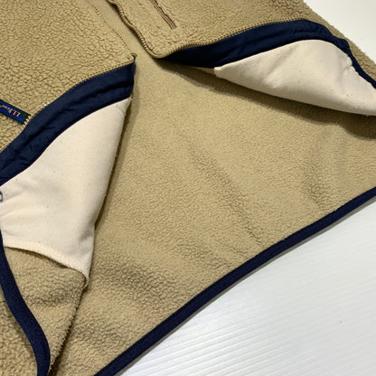 【現状渡し品】【メンズ】 L.L.Bean エルエルビーン -90's ZIP UP FLEECE JACKET VINTAGE -90年代 ジップフリースジャケット ライトアウター ヴィンテージ 144-260809-ko-29-tei サイズ：不明 カラー：ベージュ系/アイボリー系 万代Net店