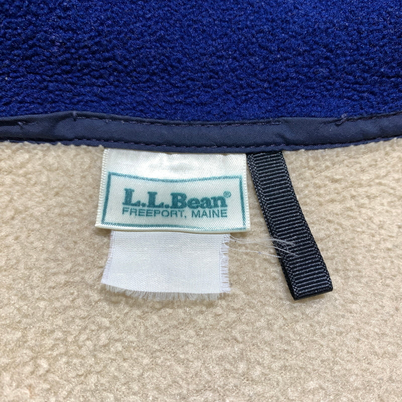 【現状渡し品】【メンズ】 L.L.Bean エルエルビーン -90's ZIP UP FLEECE JACKET VINTAGE -90年代 ジップフリースジャケット ライトアウター ヴィンテージ 144-260809-ko-29-tei サイズ：不明 カラー：ベージュ系/アイボリー系 万代Net店