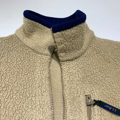 【現状渡し品】【メンズ】 L.L.Bean エルエルビーン -90's ZIP UP FLEECE JACKET VINTAGE -90年代 ジップフリースジャケット ライトアウター ヴィンテージ 144-260809-ko-29-tei サイズ：不明 カラー：ベージュ系/アイボリー系 万代Net店