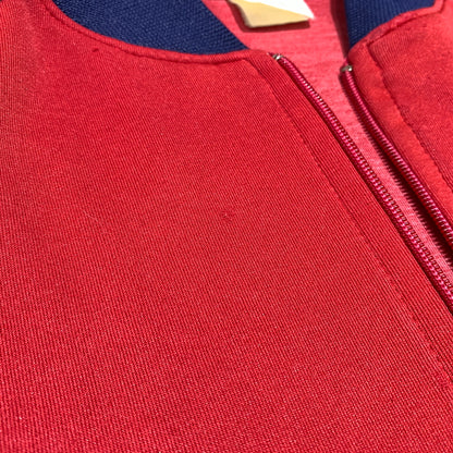 【現状渡し品】【メンズ】 adidas アディダス 80-90's TRACK JACKET VINTAGE 80-90年代 トラックジャケット ライトアウター ジャージ ヴィンテージ 148-260809-ko-27-tei サイズ：M カラー：レッド 万代Net店