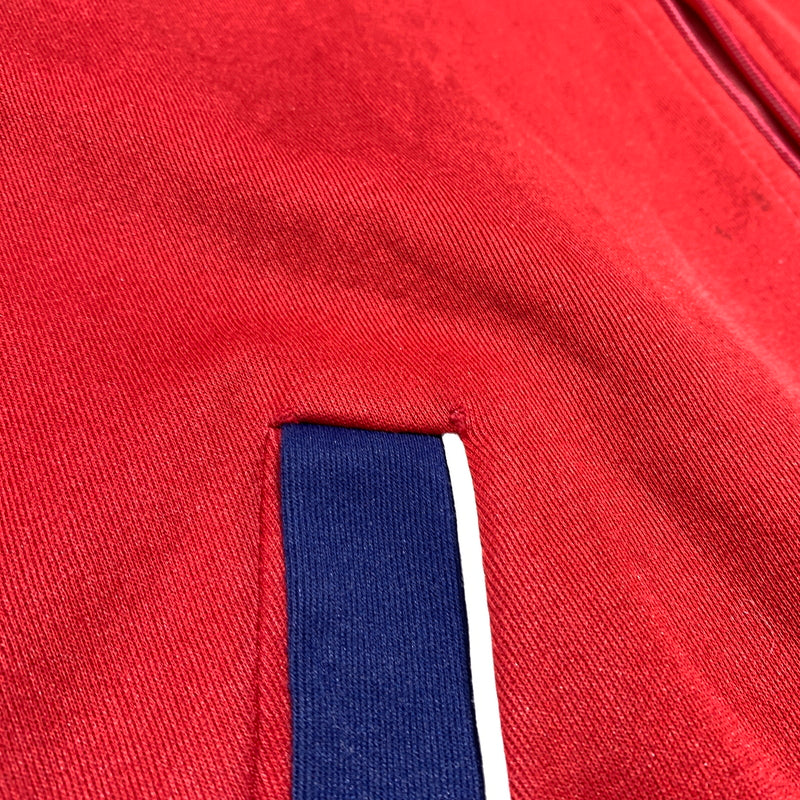 【現状渡し品】【メンズ】 adidas アディダス 80-90's TRACK JACKET VINTAGE 80-90年代 トラックジャケット ライトアウター ジャージ ヴィンテージ 148-260809-ko-27-tei サイズ：M カラー：レッド 万代Net店