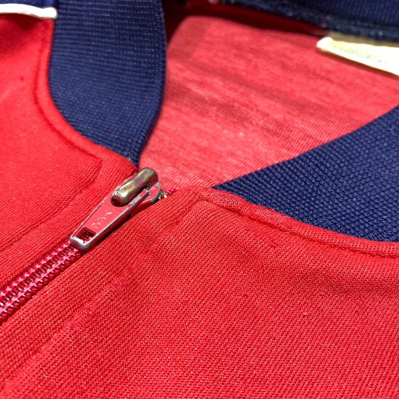 【現状渡し品】【メンズ】 adidas アディダス 80-90's TRACK JACKET VINTAGE 80-90年代 トラックジャケット ライトアウター ジャージ ヴィンテージ 148-260809-ko-27-tei サイズ：M カラー：レッド 万代Net店