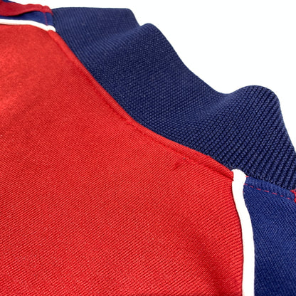 【現状渡し品】【メンズ】 adidas アディダス 80-90's TRACK JACKET VINTAGE 80-90年代 トラックジャケット ライトアウター ジャージ ヴィンテージ 148-260809-ko-27-tei サイズ：M カラー：レッド 万代Net店