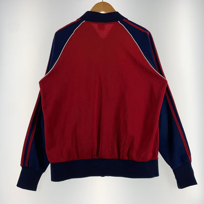 【現状渡し品】【メンズ】 adidas アディダス 80-90's TRACK JACKET VINTAGE 80-90年代 トラックジャケット ライトアウター ジャージ ヴィンテージ 148-260809-ko-27-tei サイズ：M カラー：レッド 万代Net店