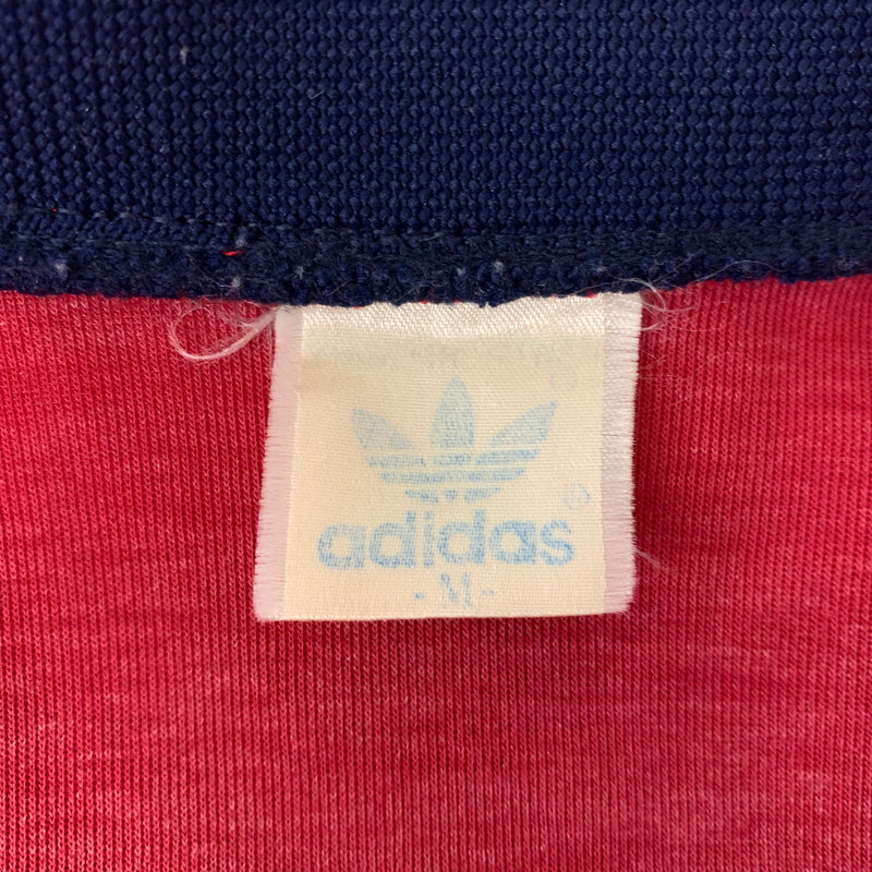 【現状渡し品】【メンズ】 adidas アディダス 80-90's TRACK JACKET VINTAGE 80-90年代 トラックジャケット ライトアウター ジャージ ヴィンテージ 148-260809-ko-27-tei サイズ：M カラー：レッド 万代Net店