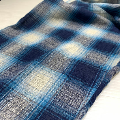 【現状渡し品】【メンズ】 Wrangler ラングラー WESTERN L/S CHECK SHIRT VINTAGE ウエスタン ロングスリーブ チェックシャツ 長袖 トップス ヴィンテージ 145-260809-ko-24-tei サイズ：15 1/2 カラー：ブルー 万代Net店