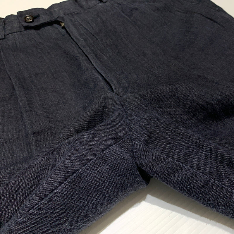 【現状渡し品】【メンズ】 COMME des GARCONS HOMME コムデギャルソンオム LINEN PANTS HS-11019M リネンパンツ ボトムス スラックスパンツ 151-260809-ko-33-tei サイズ：M カラー：グレー系/インディゴ系 万代Net店