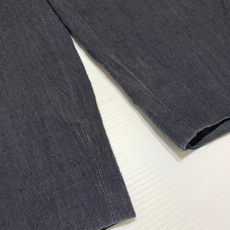 【現状渡し品】【メンズ】 COMME des GARCONS HOMME コムデギャルソンオム LINEN PANTS HS-11019M リネンパンツ ボトムス スラックスパンツ 151-260809-ko-33-tei サイズ：M カラー：グレー系/インディゴ系 万代Net店