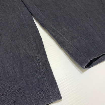 【現状渡し品】【メンズ】 COMME des GARCONS HOMME コムデギャルソンオム LINEN PANTS HS-11019M リネンパンツ ボトムス スラックスパンツ 151-260809-ko-33-tei サイズ：M カラー：グレー系/インディゴ系 万代Net店