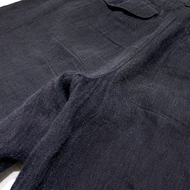 【現状渡し品】【メンズ】 COMME des GARCONS HOMME コムデギャルソンオム LINEN PANTS HS-11019M リネンパンツ ボトムス スラックスパンツ 151-260809-ko-33-tei サイズ：M カラー：グレー系/インディゴ系 万代Net店