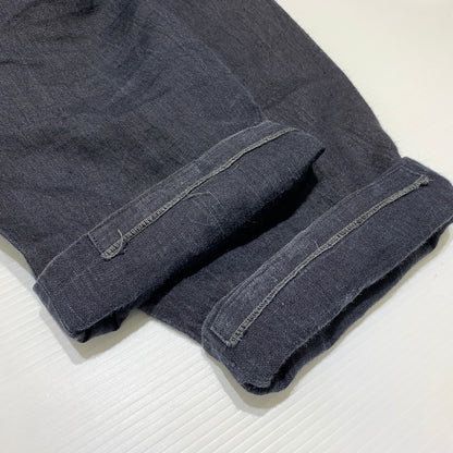 【現状渡し品】【メンズ】 COMME des GARCONS HOMME コムデギャルソンオム LINEN PANTS HS-11019M リネンパンツ ボトムス スラックスパンツ 151-260809-ko-33-tei サイズ：M カラー：グレー系/インディゴ系 万代Net店