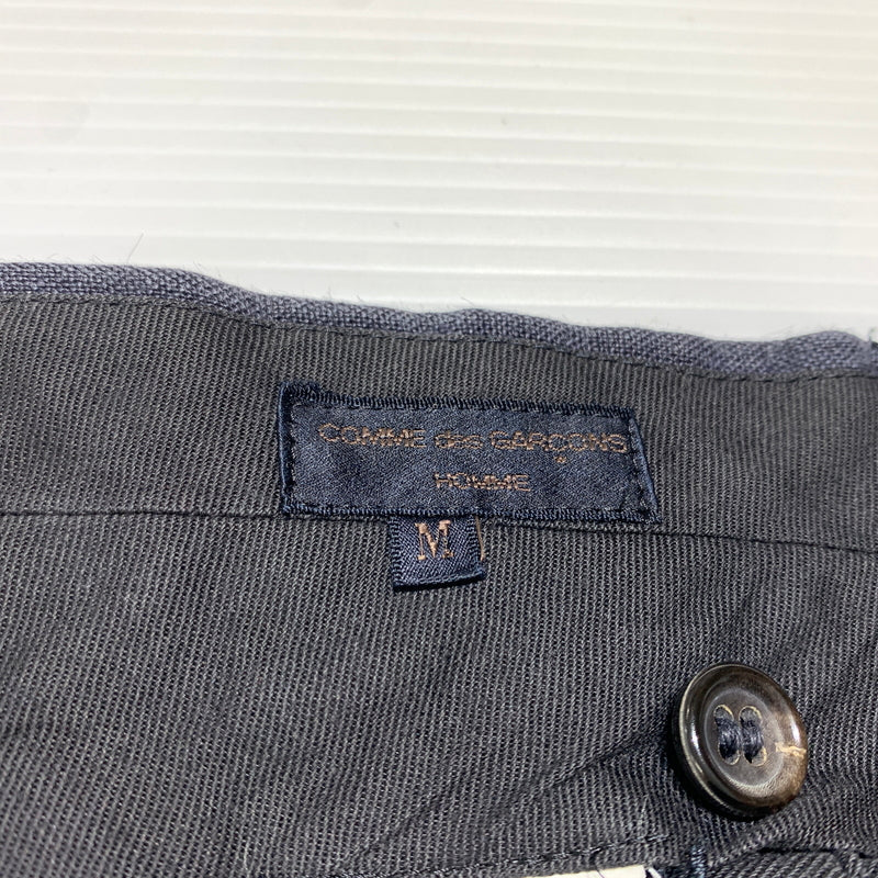 【現状渡し品】【メンズ】 COMME des GARCONS HOMME コムデギャルソンオム LINEN PANTS HS-11019M リネンパンツ ボトムス スラックスパンツ 151-260809-ko-33-tei サイズ：M カラー：グレー系/インディゴ系 万代Net店