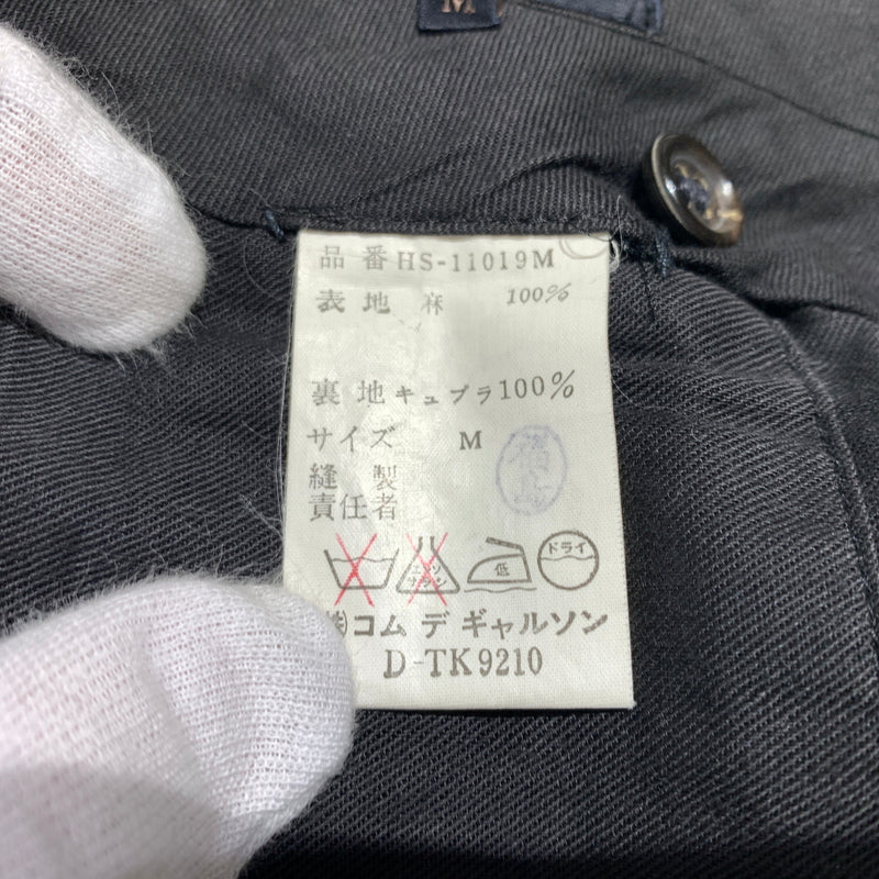 【現状渡し品】【メンズ】 COMME des GARCONS HOMME コムデギャルソンオム LINEN PANTS HS-11019M リネンパンツ ボトムス スラックスパンツ 151-260809-ko-33-tei サイズ：M カラー：グレー系/インディゴ系 万代Net店