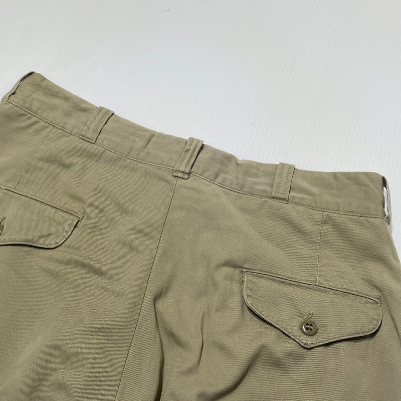 【中古品】【メンズ】 US ARMY アメリカ軍 70's CHINO PANTS 70年代 チノ パンツ ボトムス 156-260809-sa-01-tei サイズ：33 カラー：ベージュ 万代Net店