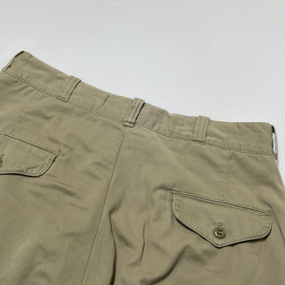 【中古品】【メンズ】 US ARMY アメリカ軍 70's CHINO PANTS 70年代 チノ パンツ ボトムス 156-260809-sa-01-tei サイズ：33 カラー：ベージュ 万代Net店
