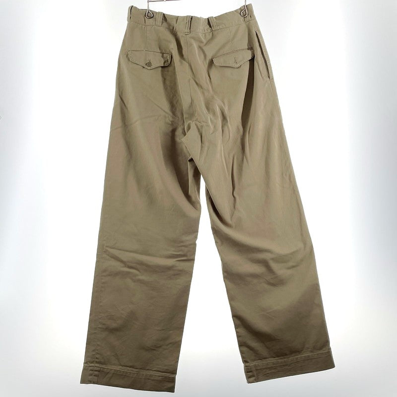 【中古品】【メンズ】 US ARMY アメリカ軍 70's CHINO PANTS 70年代 チノ パンツ ボトムス 156-260809-sa-01-tei サイズ：33 カラー：ベージュ 万代Net店