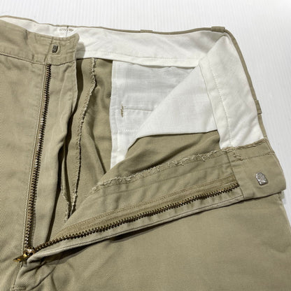 【中古品】【メンズ】 US ARMY アメリカ軍 70's CHINO PANTS 70年代 チノ パンツ ボトムス 156-260809-sa-01-tei サイズ：33 カラー：ベージュ 万代Net店