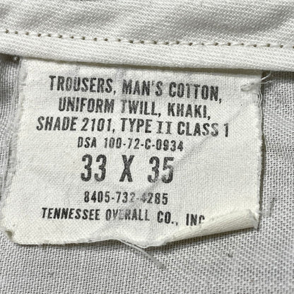 【中古品】【メンズ】 US ARMY アメリカ軍 70's CHINO PANTS 70年代 チノ パンツ ボトムス 156-260809-sa-01-tei サイズ：33 カラー：ベージュ 万代Net店