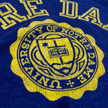 【中古品】【メンズ】 CHAMPION チャンピオン 80’s VINTAGE NORTLE DAME SWEAT 80年代 ヴィンテージ ノートル ダム スウェット 長袖 トップス トレーナー 145-260809-sa-15-tei サイズ：不明 カラー：ネイビー 万代Net店