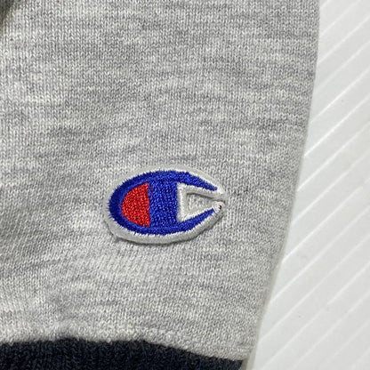 【中古品】【メンズ】 CHAMPION チャンピオン 90’s REVERSE WEAVE RIB BORDER SWEAT 90年代 リバース ウェーブ リブ ボーダー スウェット 長袖 トップス トレーナー 145-260809-sa-12-tei サイズ：L カラー：グレー 万代Net店