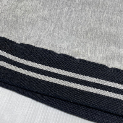 【中古品】【メンズ】 CHAMPION チャンピオン 90’s REVERSE WEAVE RIB BORDER SWEAT 90年代 リバース ウェーブ リブ ボーダー スウェット 長袖 トップス トレーナー 145-260809-sa-12-tei サイズ：L カラー：グレー 万代Net店