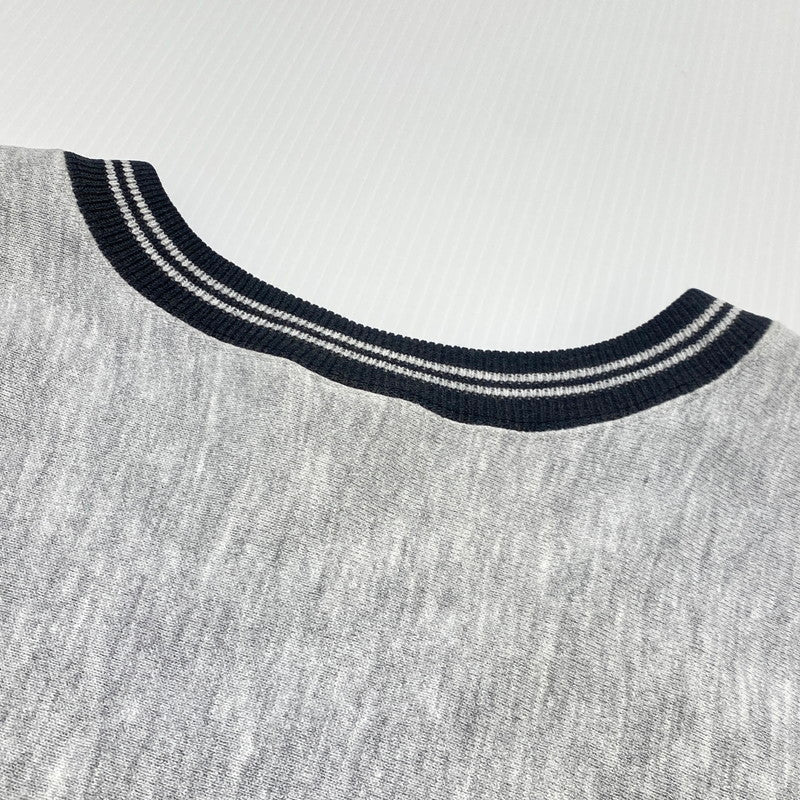 【中古品】【メンズ】 CHAMPION チャンピオン 90’s REVERSE WEAVE RIB BORDER SWEAT 90年代 リバース ウェーブ リブ ボーダー スウェット 長袖 トップス トレーナー 145-260809-sa-12-tei サイズ：L カラー：グレー 万代Net店