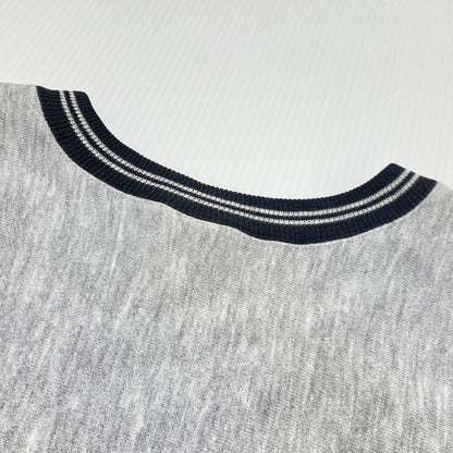 【中古品】【メンズ】 CHAMPION チャンピオン 90’s REVERSE WEAVE RIB BORDER SWEAT 90年代 リバース ウェーブ リブ ボーダー スウェット 長袖 トップス トレーナー 145-260809-sa-12-tei サイズ：L カラー：グレー 万代Net店