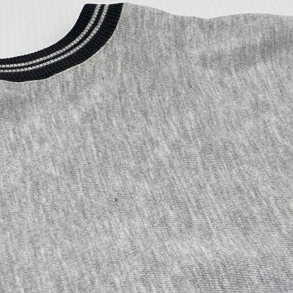 【中古品】【メンズ】 CHAMPION チャンピオン 90’s REVERSE WEAVE RIB BORDER SWEAT 90年代 リバース ウェーブ リブ ボーダー スウェット 長袖 トップス トレーナー 145-260809-sa-12-tei サイズ：L カラー：グレー 万代Net店