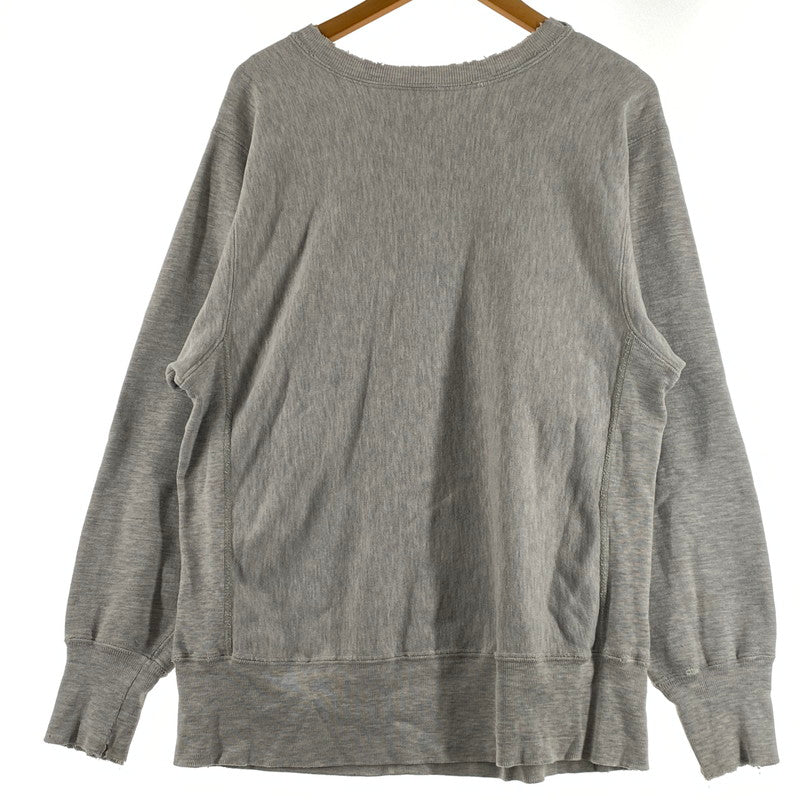 【現状渡し品】【メンズ】 CHAMPION チャンピオン 90's REVERSE DUQUESNE SWEAT 90年代 リバース デューケイン スウェット 長袖 トップス トレ－ナー 145-260809-sa-13-tei サイズ：L カラー：グレー 万代Net店