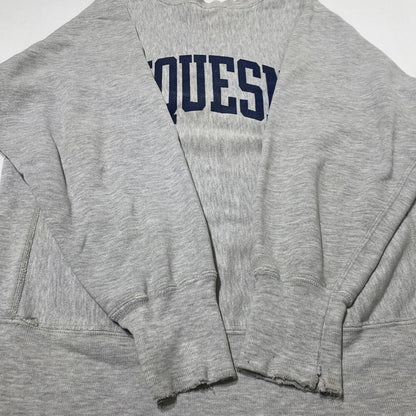【現状渡し品】【メンズ】 CHAMPION チャンピオン 90's REVERSE DUQUESNE SWEAT 90年代 リバース デューケイン スウェット 長袖 トップス トレ－ナー 145-260809-sa-13-tei サイズ：L カラー：グレー 万代Net店