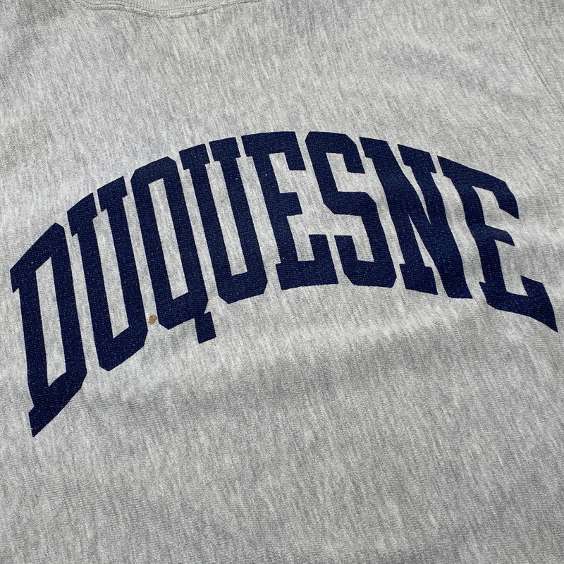 【現状渡し品】【メンズ】 CHAMPION チャンピオン 90's REVERSE DUQUESNE SWEAT 90年代 リバース デューケイン スウェット 長袖 トップス トレ－ナー 145-260809-sa-13-tei サイズ：L カラー：グレー 万代Net店