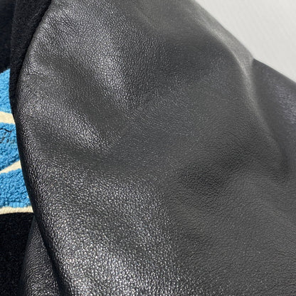 【現状渡し品】【メンズ】 STUSSY ステューシー 90’s BIG 4 STUDIUM JEACKET 90年代 ビッグ 4 スタジアム ジャケット アウター 142-260809-sa-07-tei サイズ：M カラー：ブラック 万代Net店
