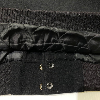 【現状渡し品】【メンズ】 STUSSY ステューシー 90’s BIG 4 STUDIUM JEACKET 90年代 ビッグ 4 スタジアム ジャケット アウター 142-260809-sa-07-tei サイズ：M カラー：ブラック 万代Net店