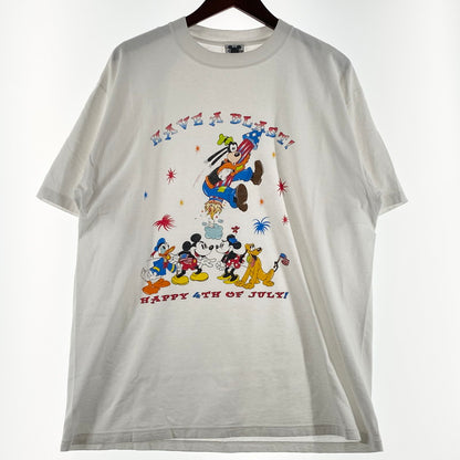 【中古品】【メンズ】 DISNEY ディズニー 90’s HAVE A BLAST TEE 90年代 ハブ ア ブラスト Tシャツ 半袖 トップス 145-260809-sa-18-tei サイズ：L カラー：ホワイト 万代Net店