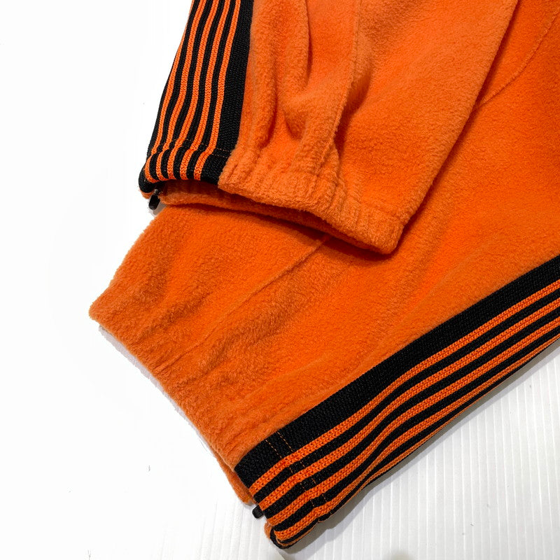 【中古品】【メンズ】 NEEDLES ニードルス × KEBOZ ケボズ 別注コラボ FLEECE ZIPPED TRACK PANTS NS1670 フリース ジップド トラックパンツ ボトムス 151-260811-yo-11-tei サイズ：L カラー：オレンジ 万代Net店