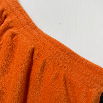 【中古品】【メンズ】 NEEDLES ニードルス × KEBOZ ケボズ 別注コラボ FLEECE ZIPPED TRACK PANTS NS1670 フリース ジップド トラックパンツ ボトムス 151-260811-yo-11-tei サイズ：L カラー：オレンジ 万代Net店