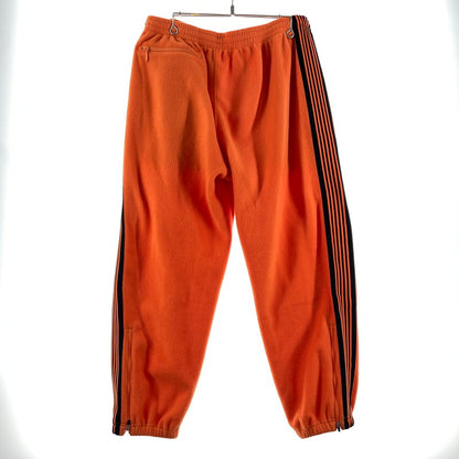 【中古品】【メンズ】 NEEDLES ニードルス × KEBOZ ケボズ 別注コラボ FLEECE ZIPPED TRACK PANTS NS1670 フリース ジップド トラックパンツ ボトムス 151-260811-yo-11-tei サイズ：L カラー：オレンジ 万代Net店