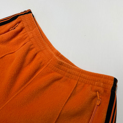 【中古品】【メンズ】 NEEDLES ニードルス × KEBOZ ケボズ 別注コラボ FLEECE ZIPPED TRACK PANTS NS1670 フリース ジップド トラックパンツ ボトムス 151-260811-yo-11-tei サイズ：L カラー：オレンジ 万代Net店