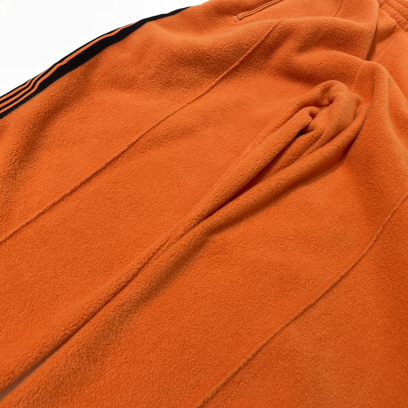 【中古品】【メンズ】 NEEDLES ニードルス × KEBOZ ケボズ 別注コラボ FLEECE ZIPPED TRACK PANTS NS1670 フリース ジップド トラックパンツ ボトムス 151-260811-yo-11-tei サイズ：L カラー：オレンジ 万代Net店