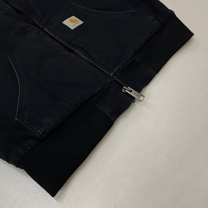 【現状渡し品】【メンズ】 Carhartt WIP カーハートワークインプログレス ACTIVE JACKET HOODIE I028426 アクティブ ジャケット フーディー アウター ジップアップパーカー 145-260817-ss-06-tei サイズ：L カラー：ブラック 万代Net店