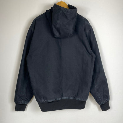 【現状渡し品】【メンズ】 Carhartt WIP カーハートワークインプログレス ACTIVE JACKET HOODIE I028426 アクティブ ジャケット フーディー アウター ジップアップパーカー 145-260817-ss-06-tei サイズ：L カラー：ブラック 万代Net店