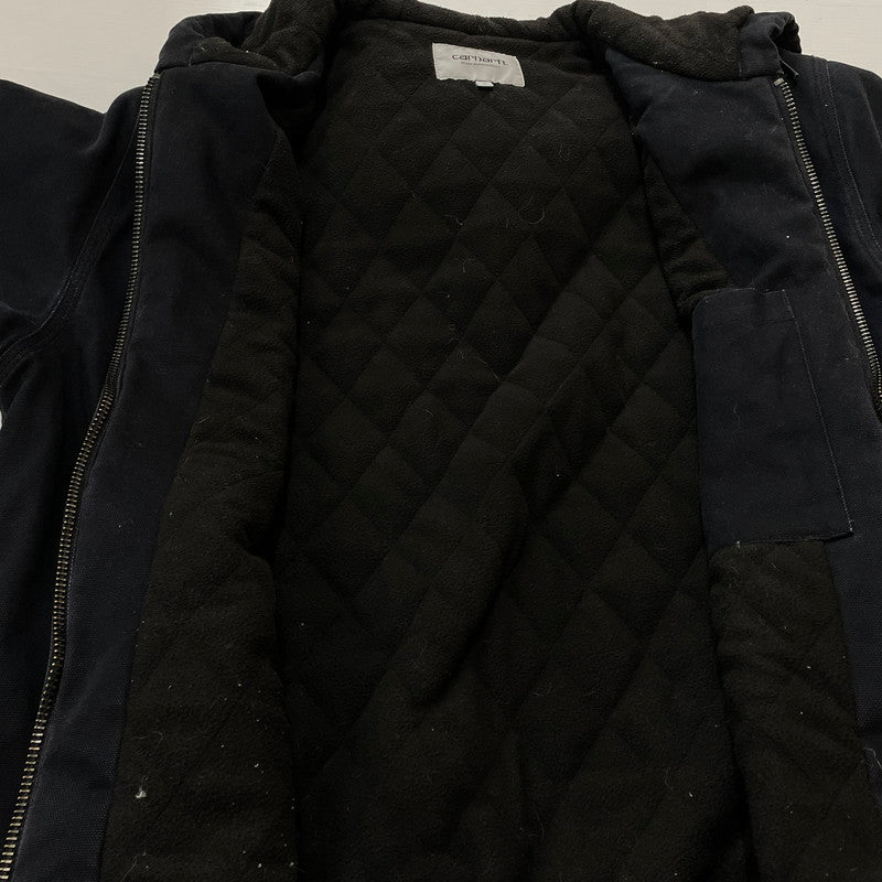 【現状渡し品】【メンズ】 Carhartt WIP カーハートワークインプログレス ACTIVE JACKET HOODIE I028426 アクティブ ジャケット フーディー アウター ジップアップパーカー 145-260817-ss-06-tei サイズ：L カラー：ブラック 万代Net店