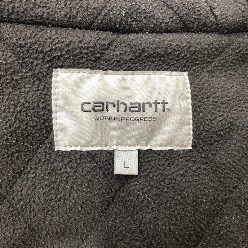 【現状渡し品】【メンズ】 Carhartt WIP カーハートワークインプログレス ACTIVE JACKET HOODIE I028426 アクティブ ジャケット フーディー アウター ジップアップパーカー 145-260817-ss-06-tei サイズ：L カラー：ブラック 万代Net店