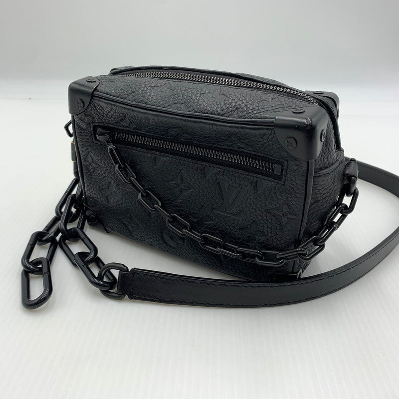 【中古品】【メンズ】 LOUIS VUITTON ルイ・ヴィトン M55702 ミニ･ソフトトランク ショルダーバッグ モノグラム ･トリヨン 鞄 179-260812-ko-08-tei カラー：ブラック 万代Net店
