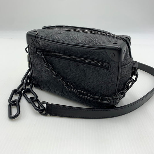 【中古品】【メンズ】 LOUIS VUITTON ルイ・ヴィトン M55702 ミニ･ソフトトランク ショルダーバッグ モノグラム ･トリヨン 鞄 179-260812-ko-08-tei カラー：ブラック 万代Net店