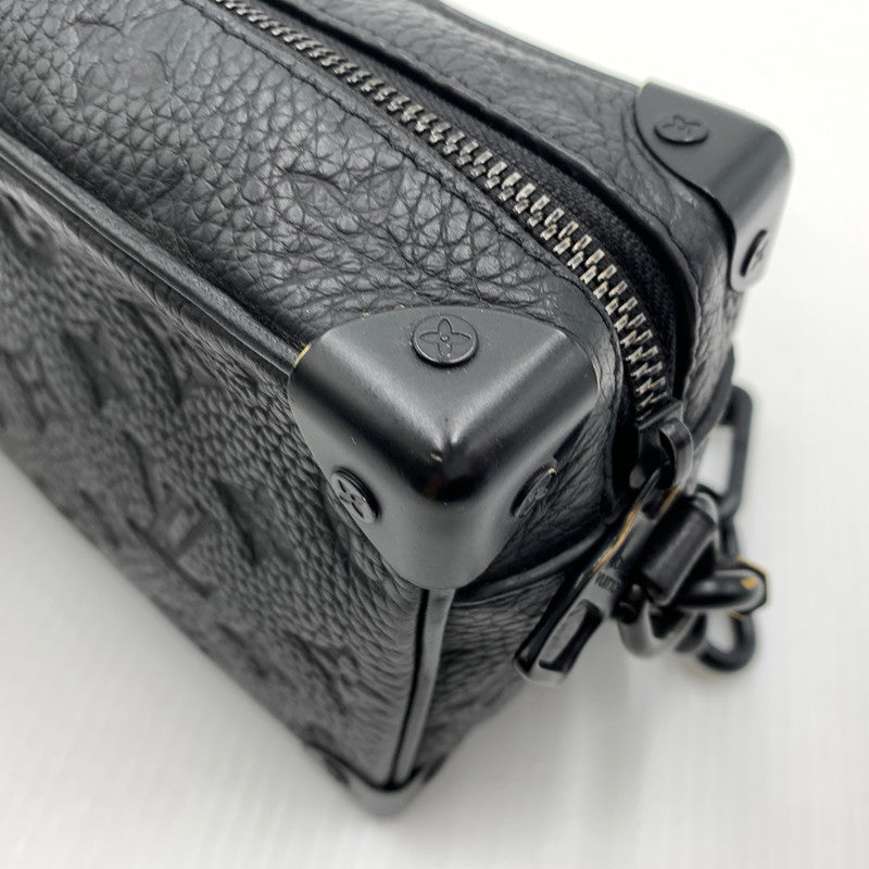 【中古品】【メンズ】 LOUIS VUITTON ルイ・ヴィトン M55702 ミニ･ソフトトランク ショルダーバッグ モノグラム ･トリヨン 鞄 179-260812-ko-08-tei カラー：ブラック 万代Net店