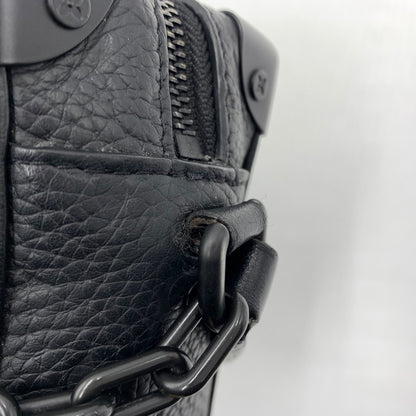 【中古品】【メンズ】 LOUIS VUITTON ルイ・ヴィトン M55702 ミニ･ソフトトランク ショルダーバッグ モノグラム ･トリヨン 鞄 179-260812-ko-08-tei カラー：ブラック 万代Net店