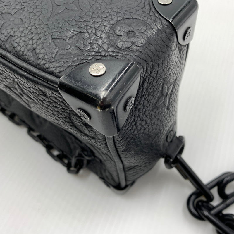 【中古品】【メンズ】 LOUIS VUITTON ルイ・ヴィトン M55702 ミニ･ソフトトランク ショルダーバッグ モノグラム ･トリヨン 鞄 179-260812-ko-08-tei カラー：ブラック 万代Net店