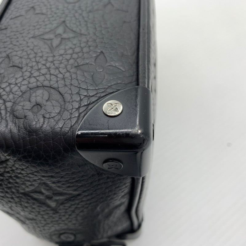 【中古品】【メンズ】 LOUIS VUITTON ルイ・ヴィトン M55702 ミニ･ソフトトランク ショルダーバッグ モノグラム ･トリヨン 鞄 179-260812-ko-08-tei カラー：ブラック 万代Net店