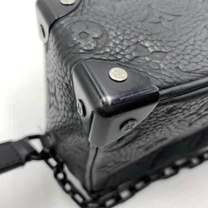 【中古品】【メンズ】 LOUIS VUITTON ルイ・ヴィトン M55702 ミニ･ソフトトランク ショルダーバッグ モノグラム ･トリヨン 鞄 179-260812-ko-08-tei カラー：ブラック 万代Net店